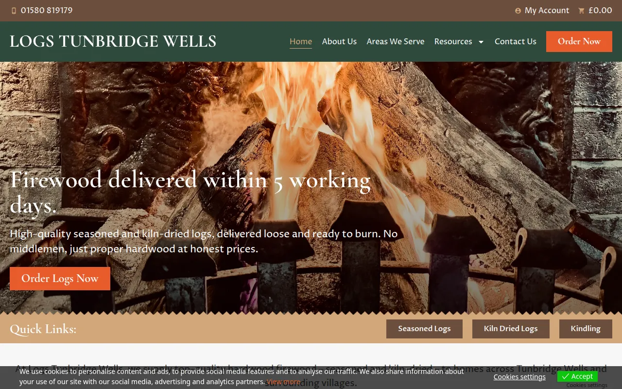 Logs Tunbridge Wells / Chart Logs